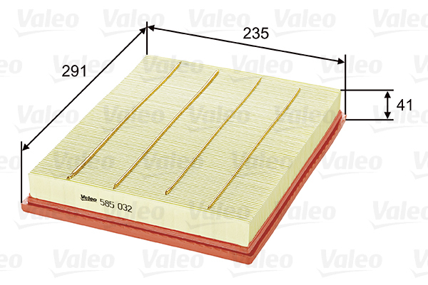 585032 Filtre à air — 00000021 GA871