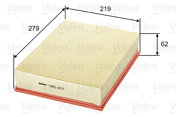 585107 Filtre à air — 00000021 GA872