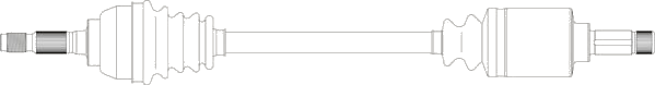 PE3001 Arbre de transmission — GENERAL RICAMBI PE3001