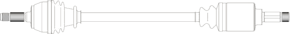 PE3009 Arbre de transmission — GENERAL RICAMBI PE3009