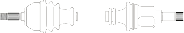 PE3017 Arbre de transmission — GENERAL RICAMBI PE3017