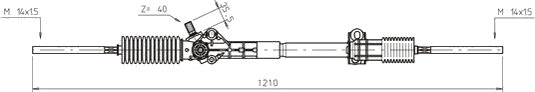 RE4026 Boîtier de direction — GENERAL RICAMBI RE4026