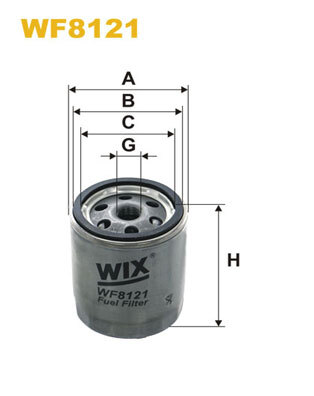 WF8121 Filtre à carburant — 00000021 GF284