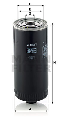 W 962/6 Oil filter — 00000021 GL579