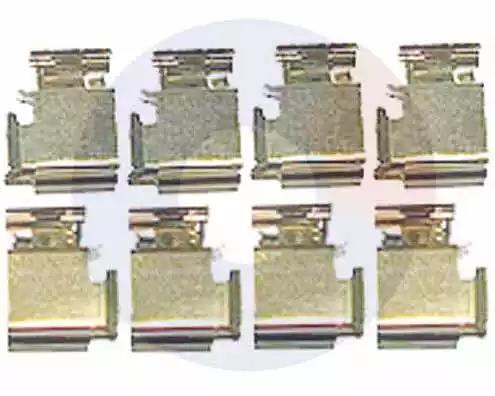 CARRAB BRAKE PARTS 2346 Accessory Kit, disc brake pad — GHIBAUDI 2346