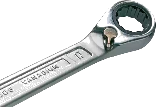 606-9 Ratchet Ring Open-ended Spanner — GHIBAUDI 6069
