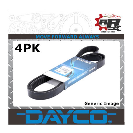 Courroie trapézoïdale à nervures DAYCO 4 PK 962 DAYCO 4 PK 962 — ALFA ROMEO / CITROËN/PEUGEOT / FIAT / HYUNDAI — COURROIE POLY-V 4PK962