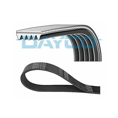 Courroie trapézoïdale à nervures DAYCO 5 PK 1025 DAYCO 5 PK 1025 — BMW / CHEVROLET / CITROËN / CITROËN/PEUGEOT — COURROIE POLY-V 5PK1025