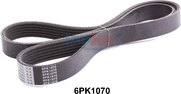 Courroie trapézoïdale à nervures GATES 6 PK 1070 — AUDI / BMW / CITROËN / FIAT — COURROIE POLY-V 6PK1070