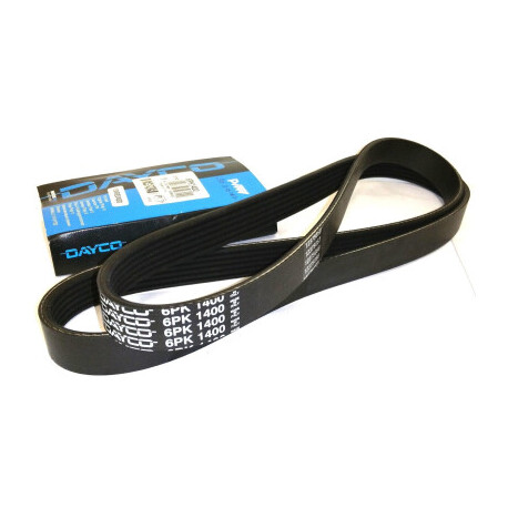 Courroie trapézoïdale à nervures DAYCO 6 PK 1400 DAYCO 6 PK 1400 — HYUNDAI / KIA / MAZDA / RENAULT — COURROIE POLY-V 6PK1400