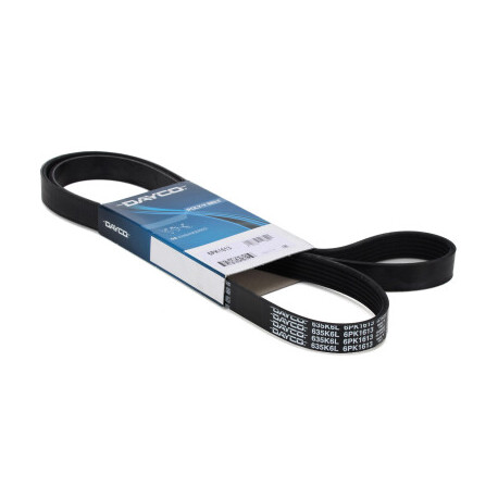 Courroie trapézoïdale à nervures DAYCO 6 PK 1613 DAYCO 6 PK 1613 — AUDI / FIAT / FORD / LANCIA — COURROIE POLY-V 6PK1613