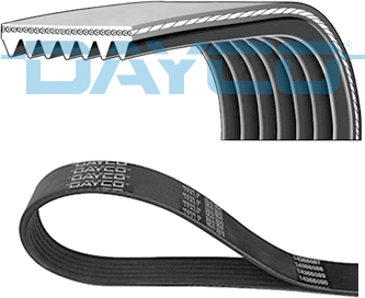 Courroie trapézoïdale à nervures DAYCO 7PK1076 DAYCO 7PK1076 — FIAT — COURROIE POLY-V 7PK1076
