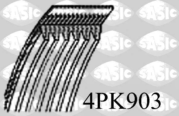 4PK903 Courroie striée — LUCAS 4PK-903