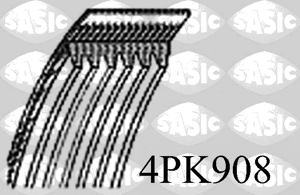 4PK908 Courroie striée — LUCAS 4PK-908