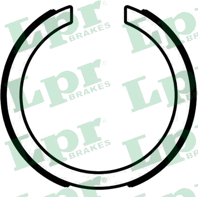 01095 Jeu de mâchoires de frein de stationnement — LPR 01095