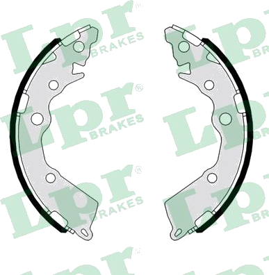 01167 Jeu de mâchoires de frein — LPR 01167