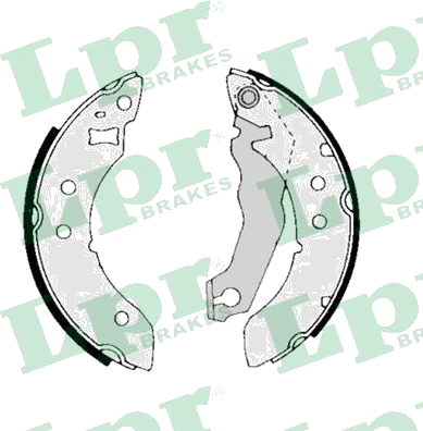 01390 Jeu de mâchoires de frein — LPR 01390
