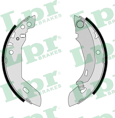 04480 Jeu de mâchoires de frein — LPR 04480