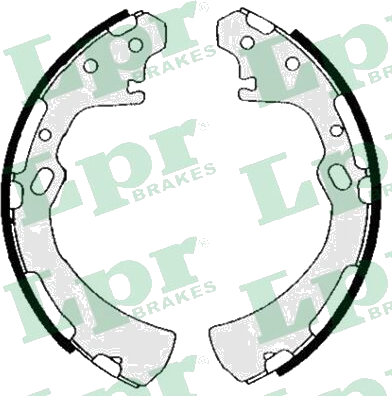 05700 Jeu de mâchoires de frein — LPR 05700