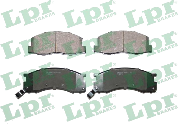 05P1126 Jeu de plaquettes de frein à disque — LPR 05P1126