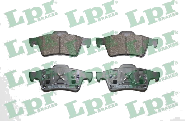 05P1189 Jeu de plaquettes de frein à disque — LPR 05P1189