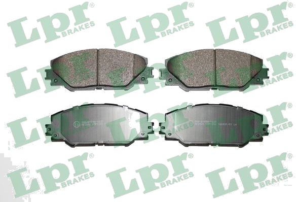 05P1282 Jeu de plaquettes de frein à disque — LPR 05P1282