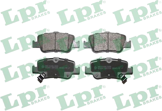 05P1315 Jeu de plaquettes de frein à disque — LPR 05P1315