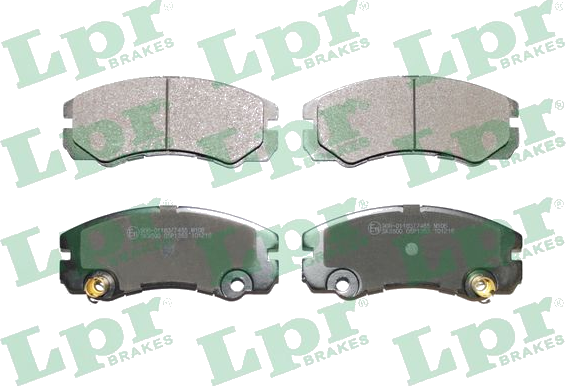 05P1353 Jeu de plaquettes de frein à disque — LPR 05P1353