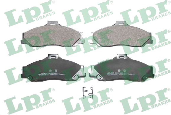 05P1355 Jeu de plaquettes de frein à disque — LPR 05P1355