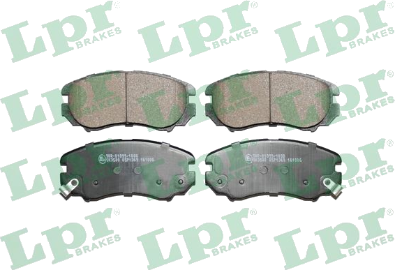 05P1369 Jeu de plaquettes de frein à disque — LPR 05P1369