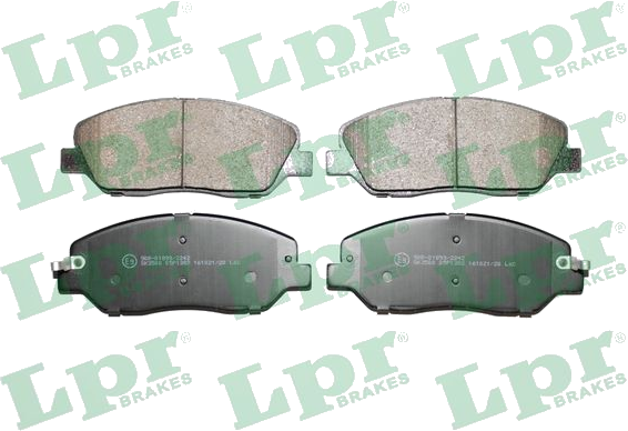 05P1382 Jeu de plaquettes de frein à disque — LPR 05P1382