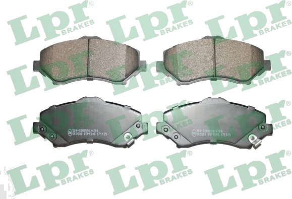 05P1548 Jeu de plaquettes de frein à disque — LPR 05P1548