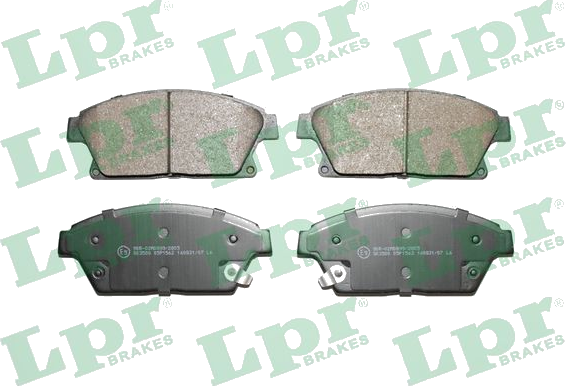 05P1562 Jeu de plaquettes de frein à disque — LPR 05P1562