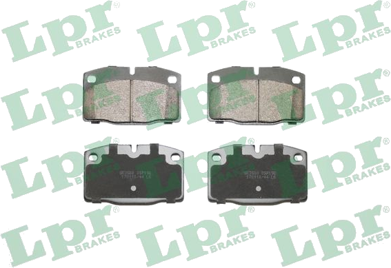 05P190 Jeu de plaquettes de frein à disque — LPR 05P190