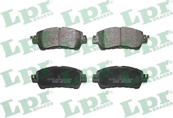 05P1990 Jeu de plaquettes de frein à disque — LPR 05P1990