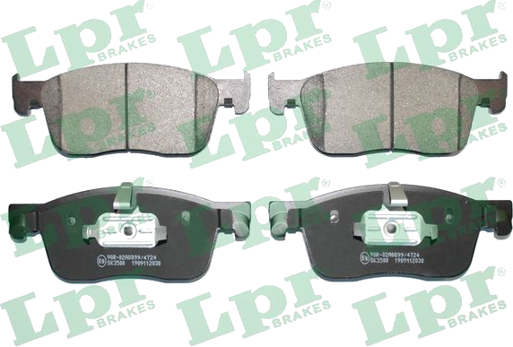 05P2030 Jeu de plaquettes de frein à disque — LPR 05P2030