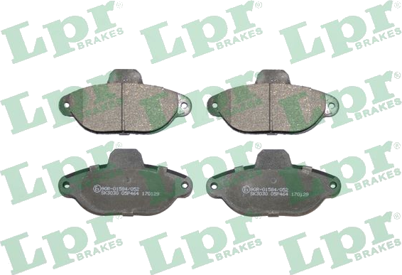 05P464 Jeu de plaquettes de frein à disque — LPR 05P464