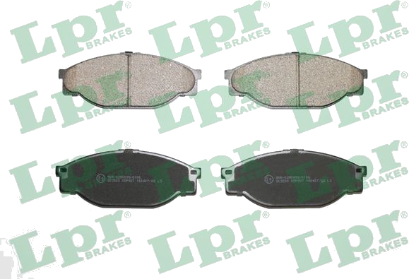 05P927 Jeu de plaquettes de frein à disque — LPR 05P927