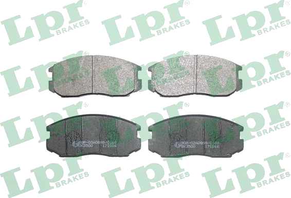 05P932 Jeu de plaquettes de frein à disque — LPR 05P932