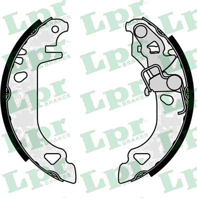 07070 Jeu de mâchoires de frein — LPR 07070