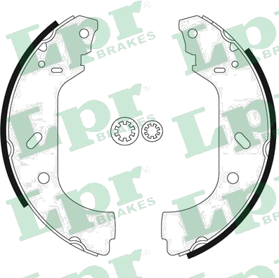 07150 Jeu de mâchoires de frein — LPR 07150