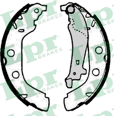 07180 Jeu de mâchoires de frein — LPR 07180