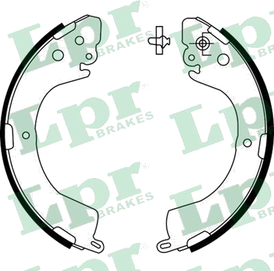 07620 Jeu de mâchoires de frein — LPR 07620