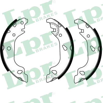 07930 Jeu de mâchoires de frein — LPR 07930