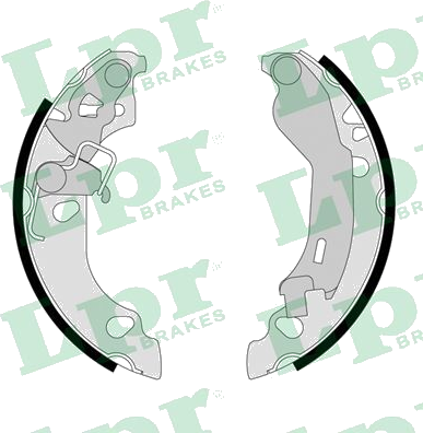 08230 Jeu de mâchoires de frein — LPR 08230