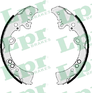 09200 Jeu de mâchoires de frein — LPR 09200