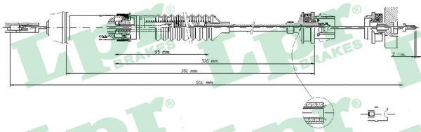 C0340C Câble d'embrayage — LPR C0340C