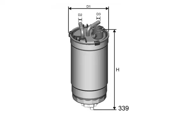 M391 Filtre à carburant — DELPHI M391