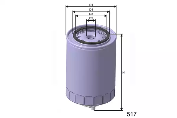 M501 Filtre à carburant — 00000036 M501