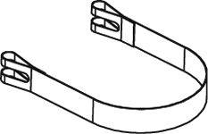 80803 Clamp, silencer — MACOFLEX 80803